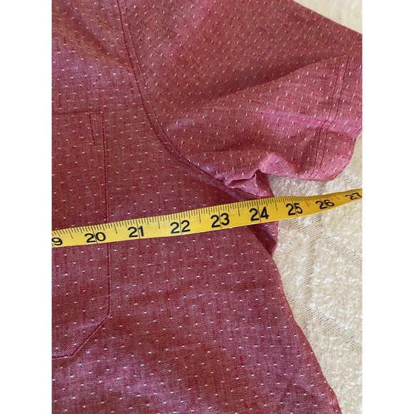 Tenth + Ocean Men’s Washable Linen Red Button Up New With Tags Size XXL - Picture 14 of 15